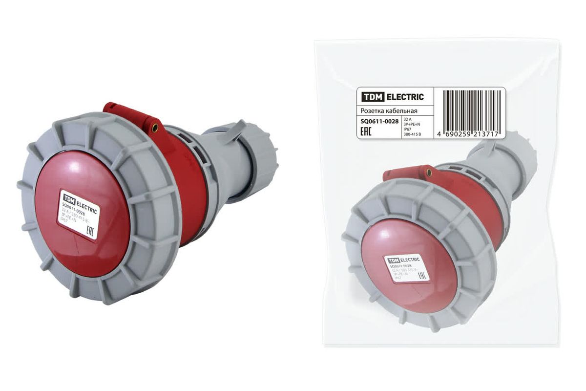 Розетка силовая  SQ0611-0028