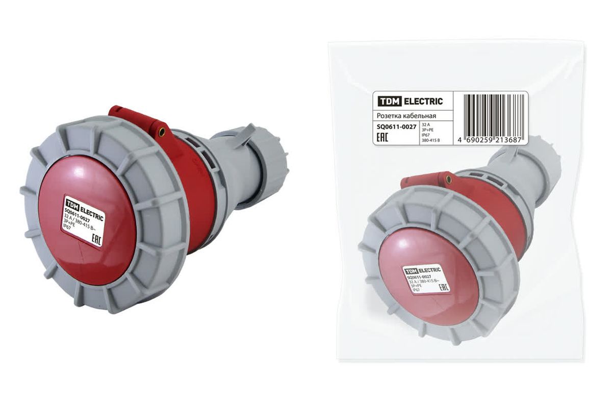 Розетка силовая  SQ0611-0027