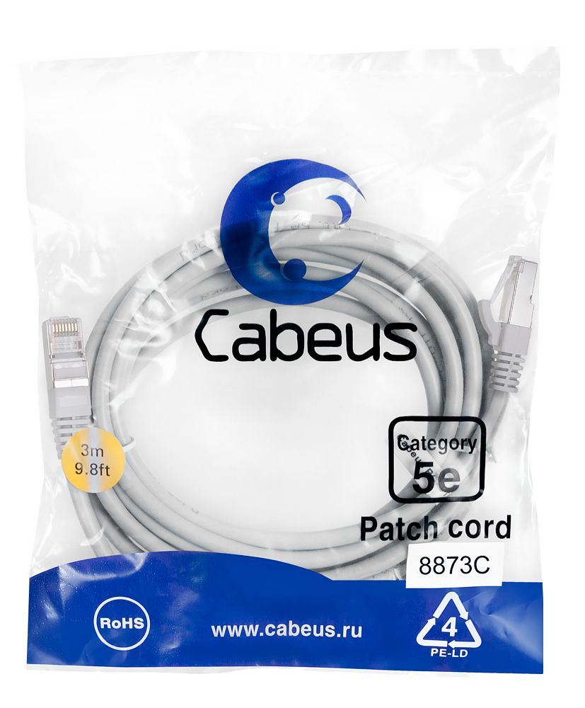 Патч-корд PC-FTP-RJ45-Cat.5e-3m-LSZH 8873c