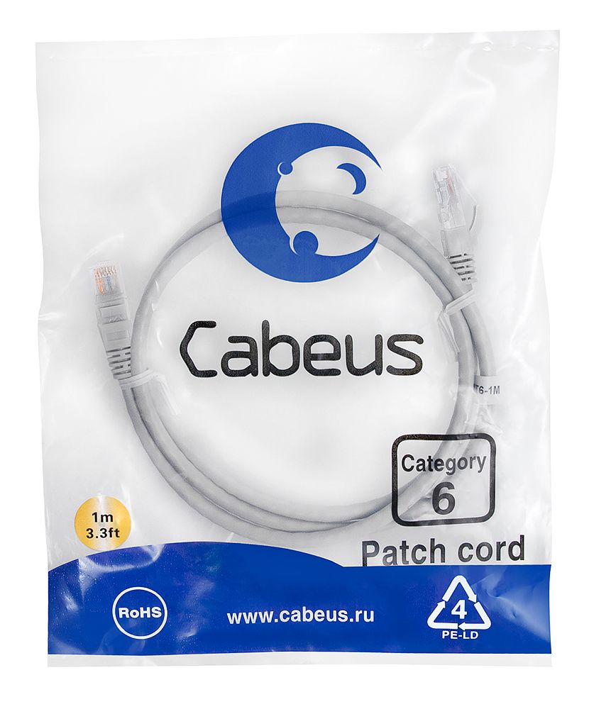 Патч-корд PC-UTP-RJ45-Cat.6-1m 7267c