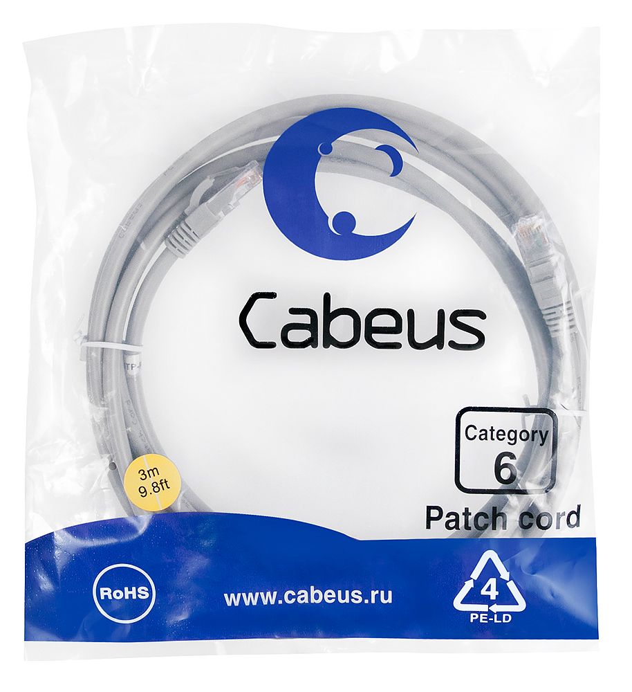 Патч-корд PC-UTP-RJ45-Cat.6-3m 7269c