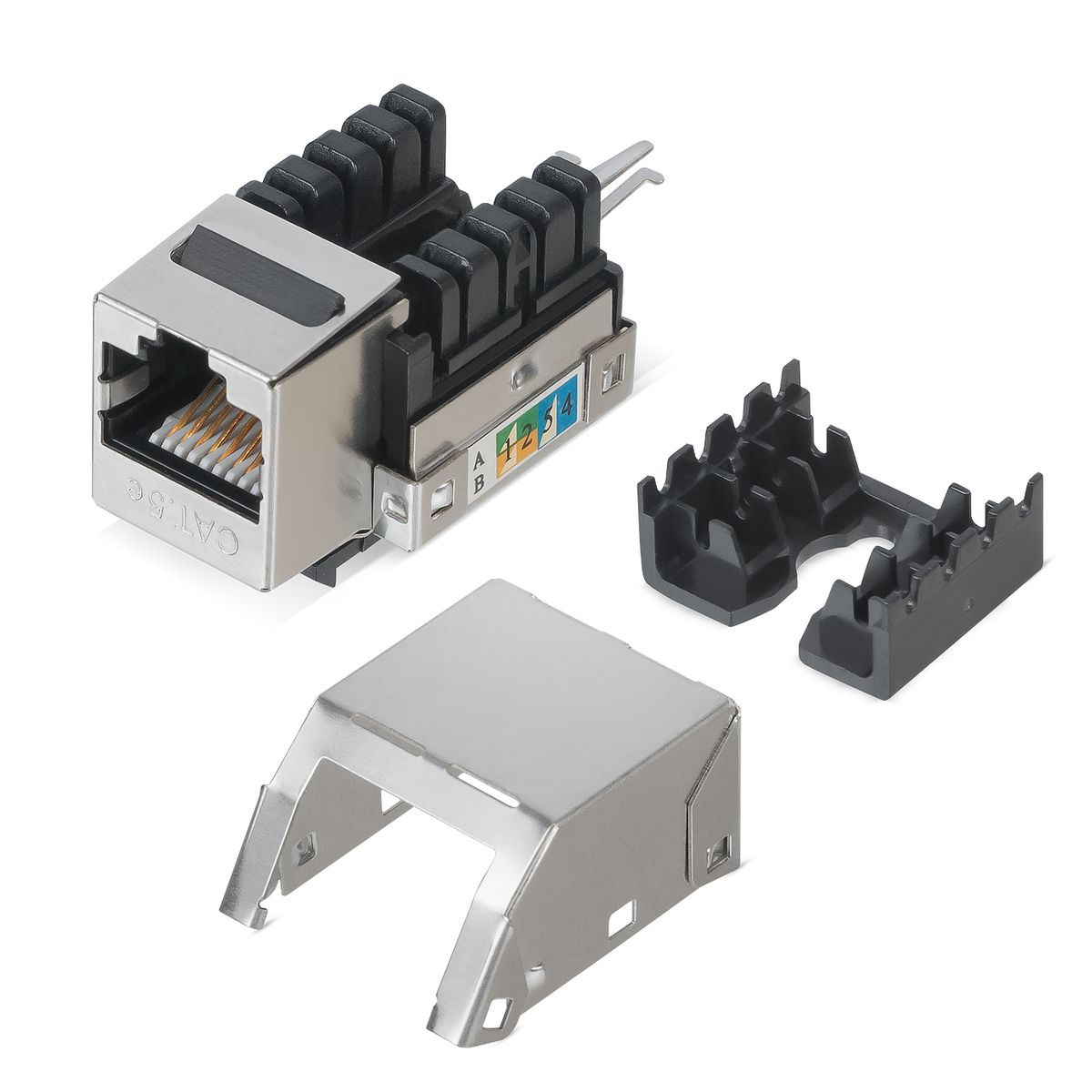 Модуль коммутационный KJ-RJ45-Cat.5e-SH-90 7958c