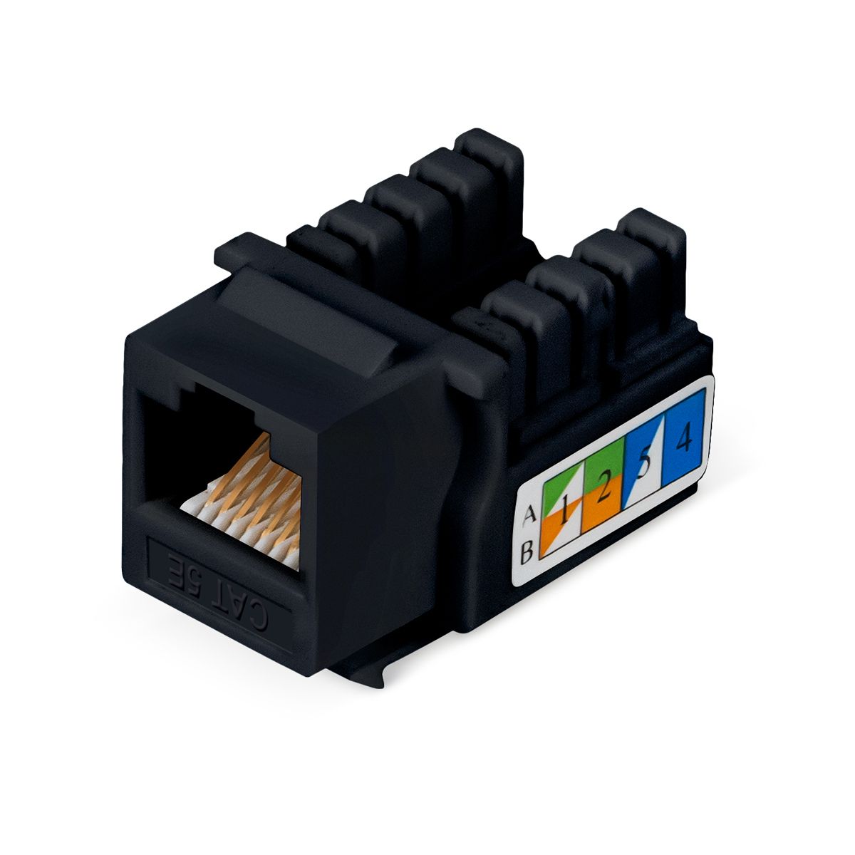 Модуль коммутационный KJ-RJ45-Cat.5e-90-BK 9482c