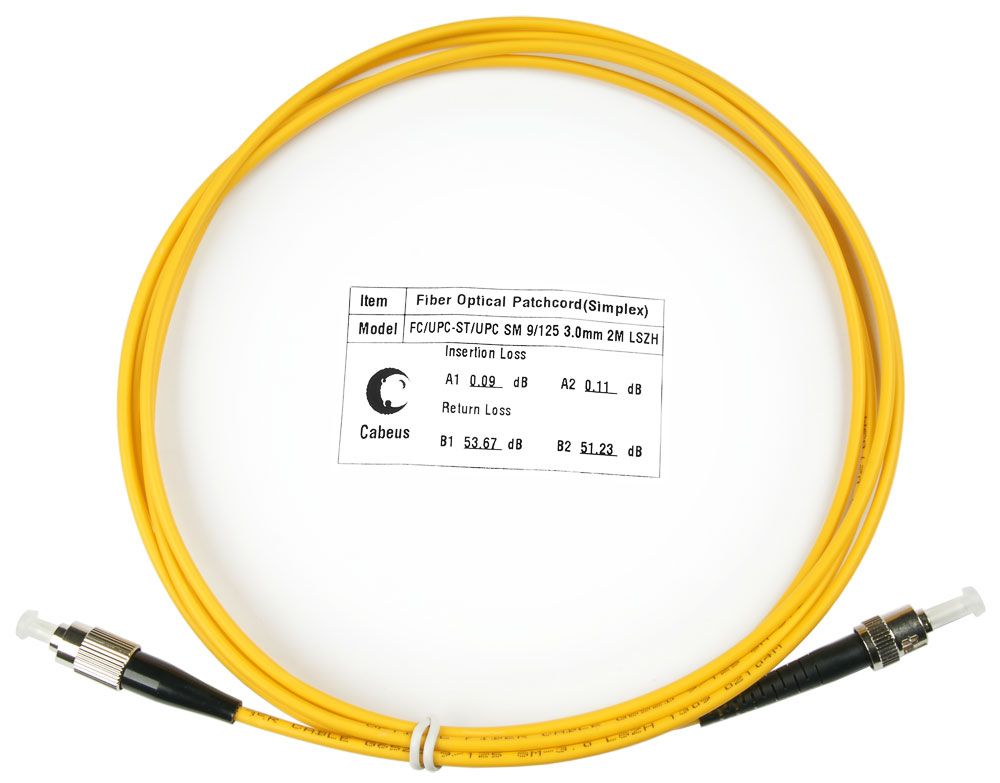 Патч-корд оптический FOP(s)-9-FC-ST-2m 7505c
