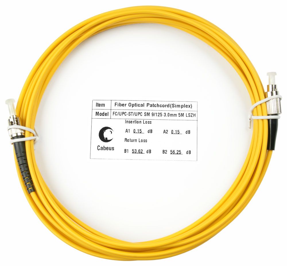 Патч-корд оптический FOP(s)-9-FC-ST-10m 8316c
