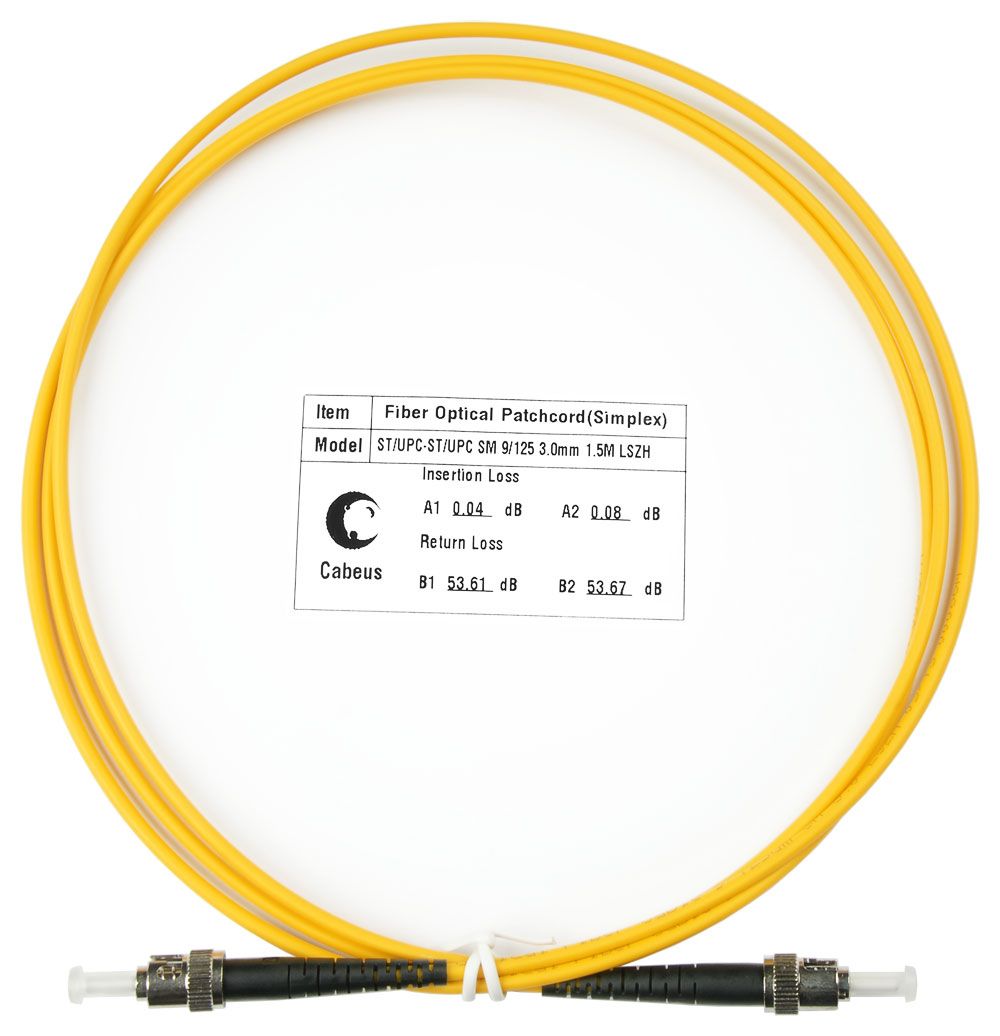 Патч-корд оптический FOP(s)-9-ST-ST-1,5m 7556c