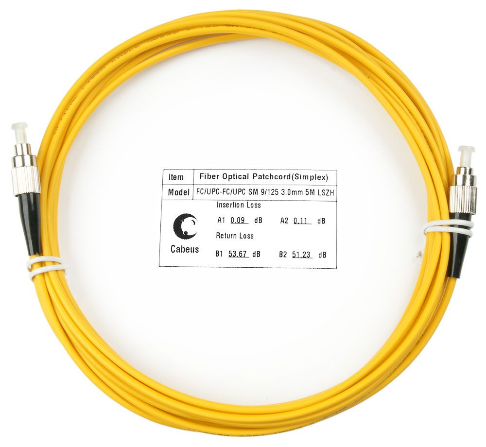 Патч-корд оптический FOP(s)-9-FC-FC-7m 8307c