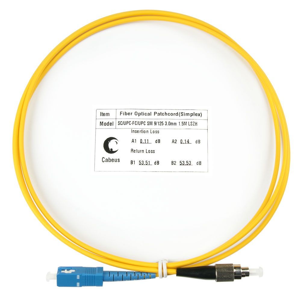 Патч-корд оптический FOP(s)-9-SC-FC-1,5m 7538c