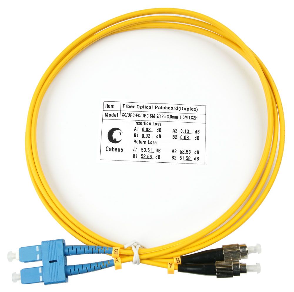 Патч-корд оптический FOP(d)-9-SC-FC-1,5m 7532c