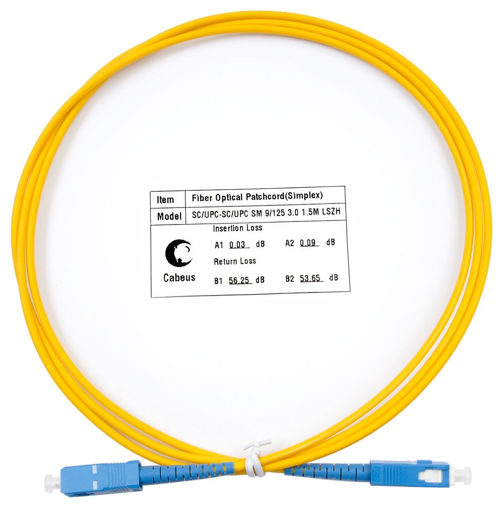 Патч-корд оптический FOP(s)-9-SC-SC-1,5m 7384c