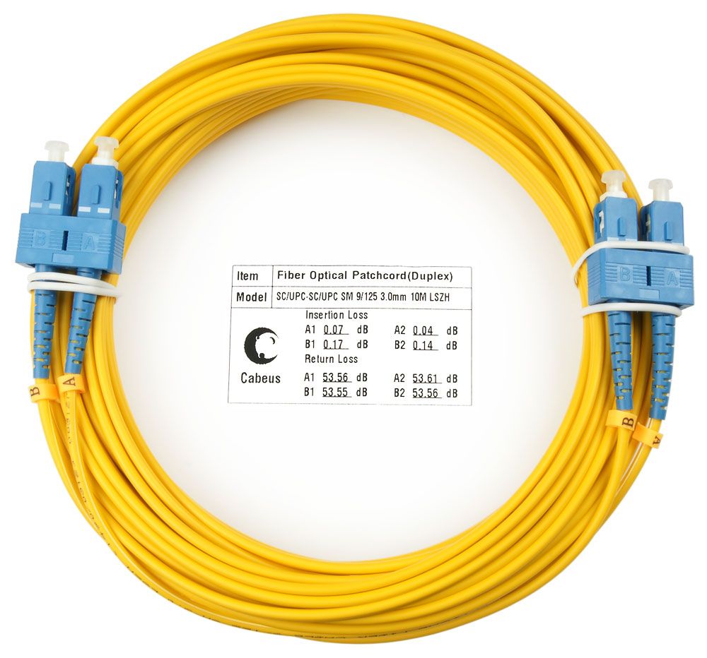 Патч-корд оптический FOP(d)-9-SC-SC-15m 8375c