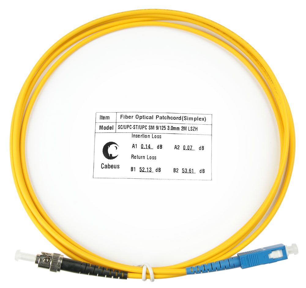 Патч-корд оптический FOP(s)-9-SC-ST-2m 7548c