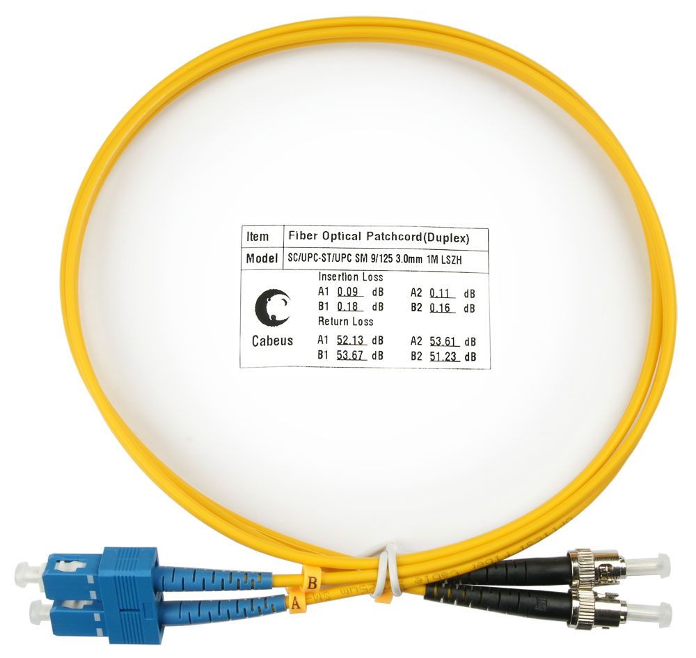 Патч-корд оптический FOP(d)-9-SC-ST-1,5m 8384c