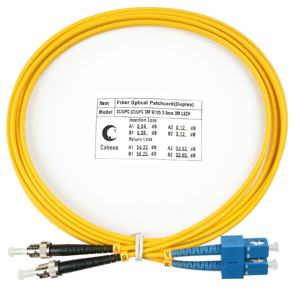 Патч-корд оптический FOP(d)-9-SC-ST-2m 7544c