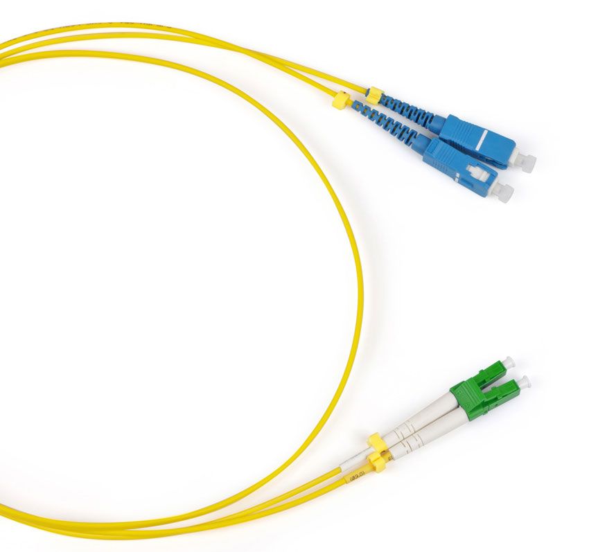 Патч-корд оптический FOP(d)-9-LC/APC-SC/UPC-25m 8010c