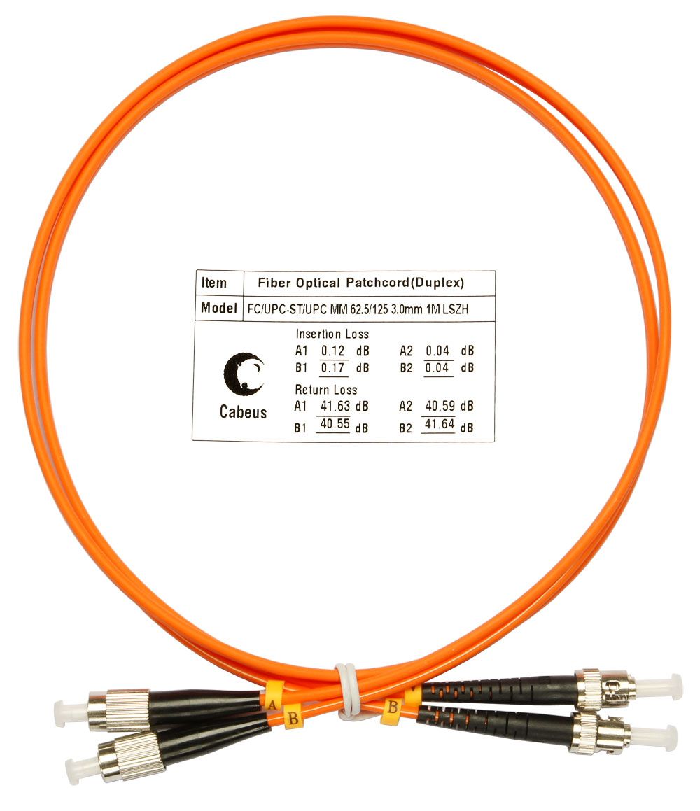 Патч-корд оптический FOP-62-FC-ST-1,5m 8406c