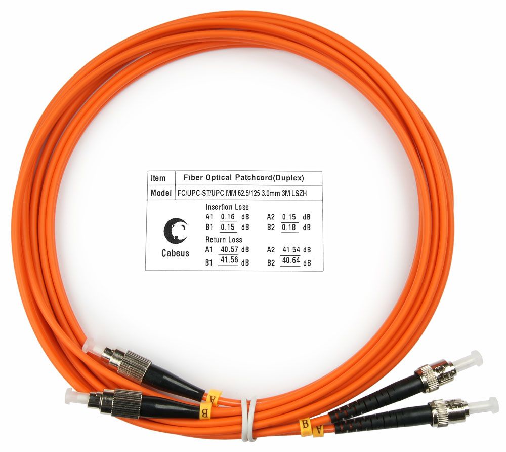 Патч-корд оптический FOP-62-FC-ST-3m 7595c