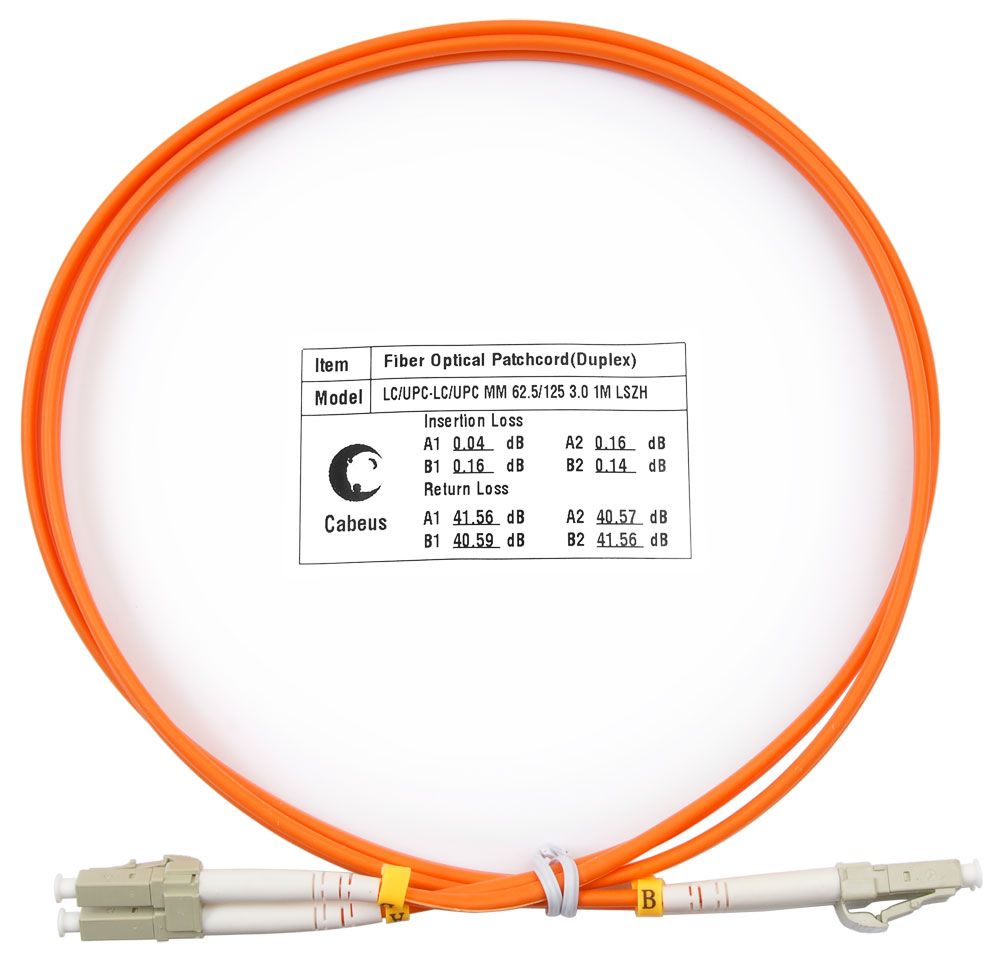 Патч-корд оптический FOP-62-LC-LC-1m 7342c