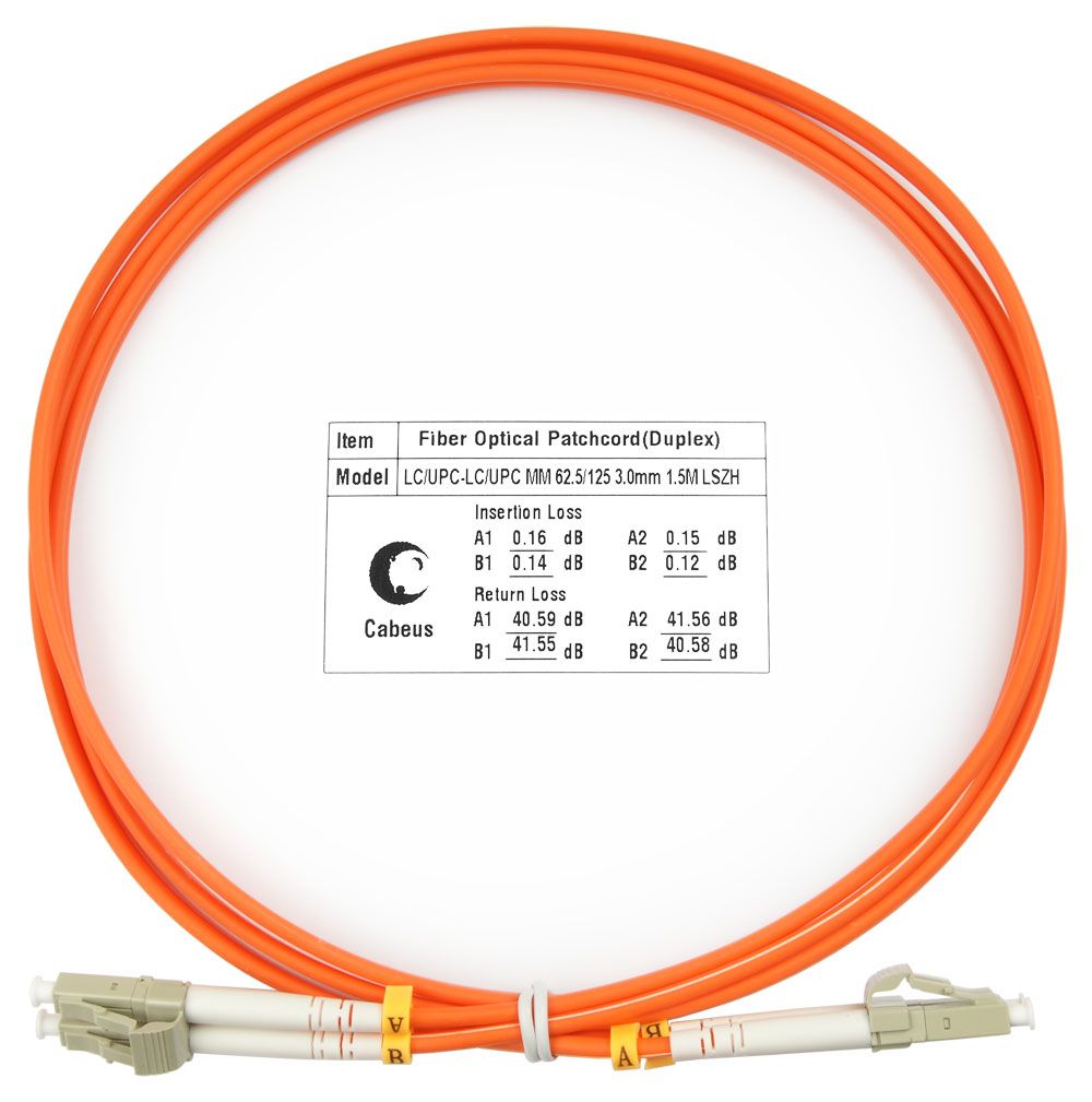 Патч-корд оптический FOP-62-LC-LC-1,5m 7601c