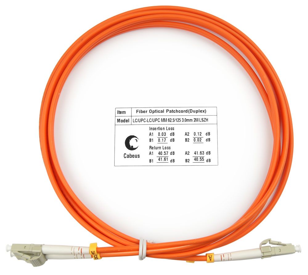 Патч-корд оптический FOP-62-LC-LC-2m 7603c