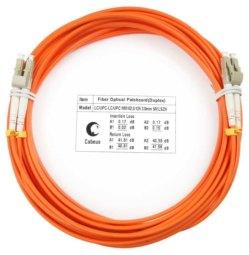 Патч-корд оптический FOP-62-LC-LC-5m 7605c