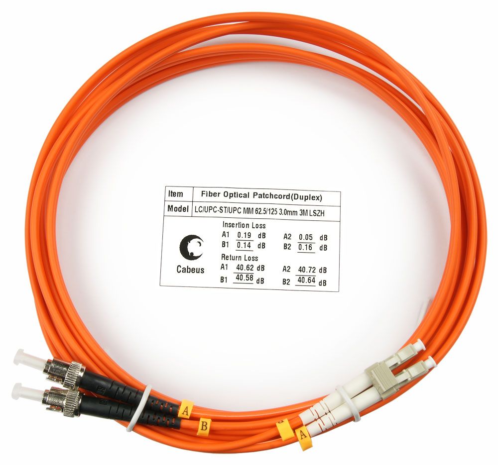 Патч-корд оптический FOP-62-LC-ST-3m 7616c
