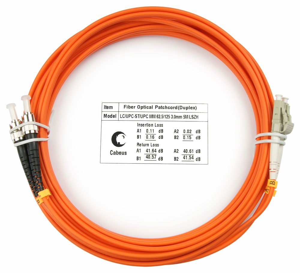 Патч-корд оптический FOP-62-LC-ST-5m 7617c
