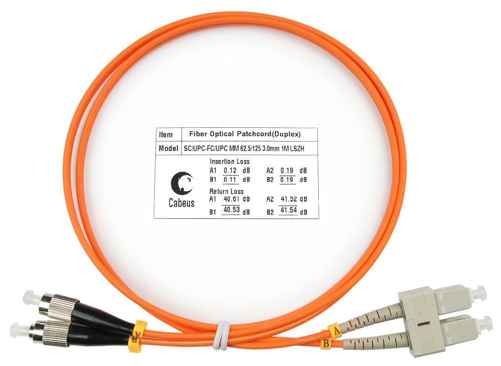 Патч-корд оптический FOP-62-SC-FC-1,5m 8431c