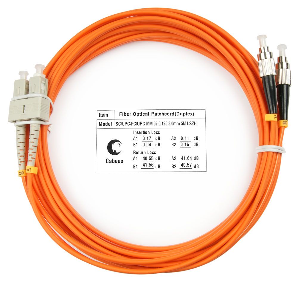 Патч-корд оптический FOP-62-SC-FC-20m 8435c