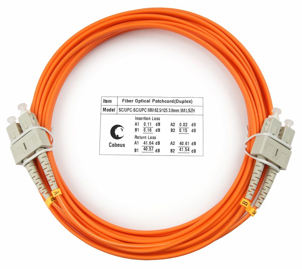 Патч-корд оптический FOP-62-SC-SC-5m 7625c