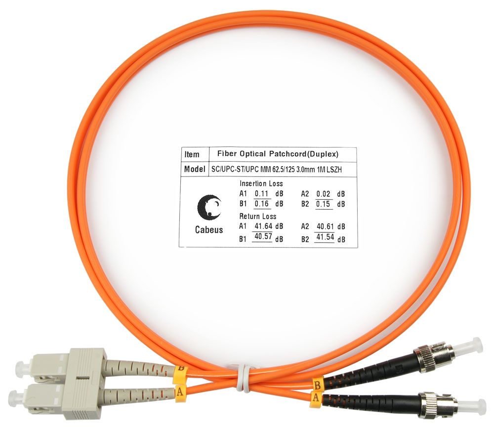 Патч-корд оптический FOP-62-SC-ST-1m 7628c