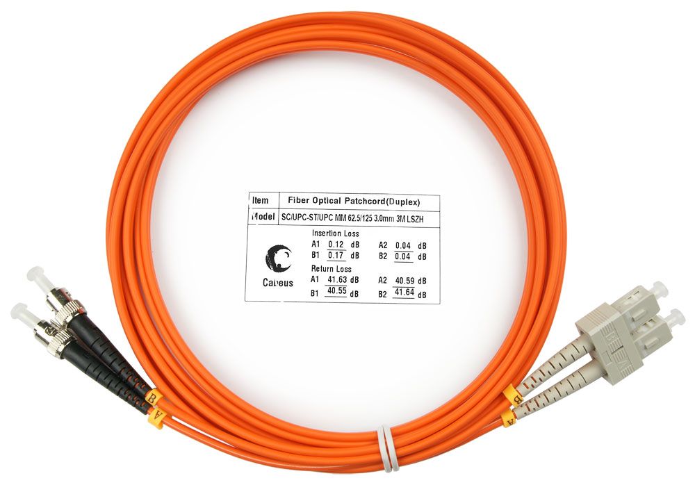 Патч-корд оптический FOP-62-SC-ST-3m 7631c