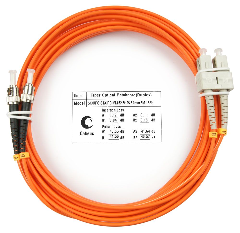 Патч-корд оптический FOP-62-SC-ST-5m 7632c