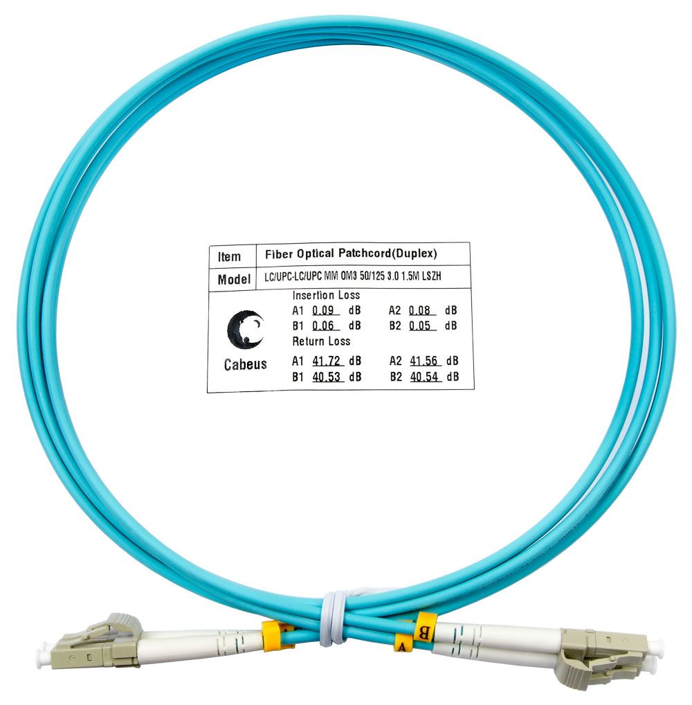 Патч-корд оптический FOP-50-LC-LC-1,5m 7337c