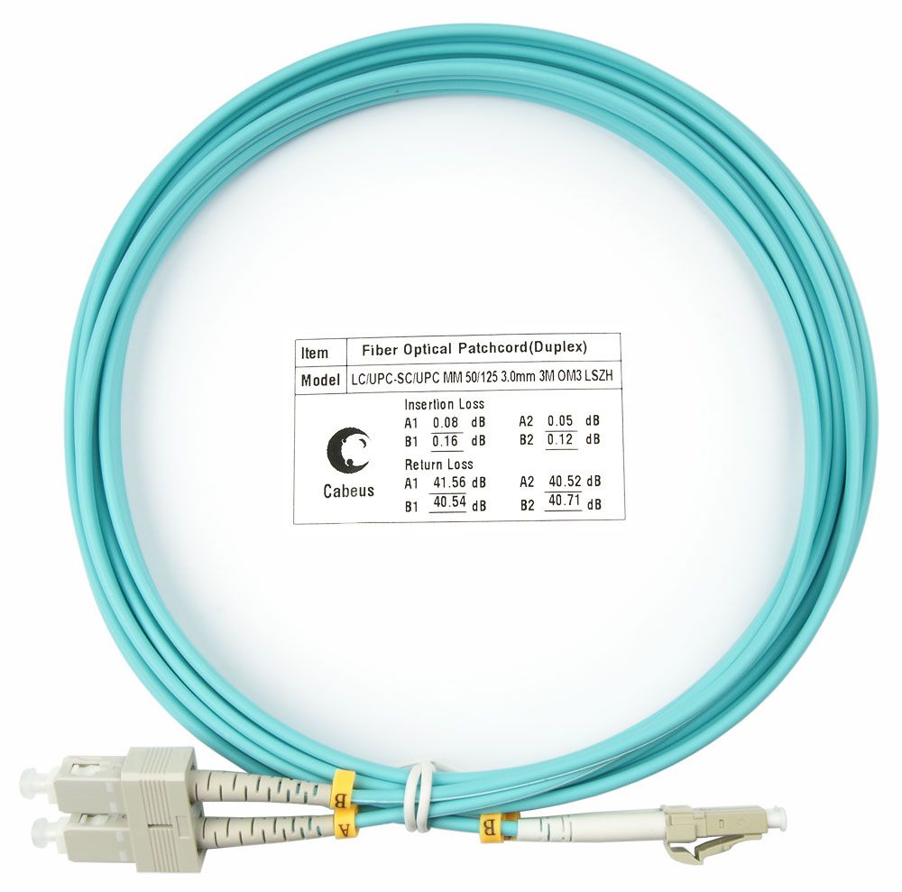 Патч-корд оптический FOP-50-LC-SC-3m 7350c