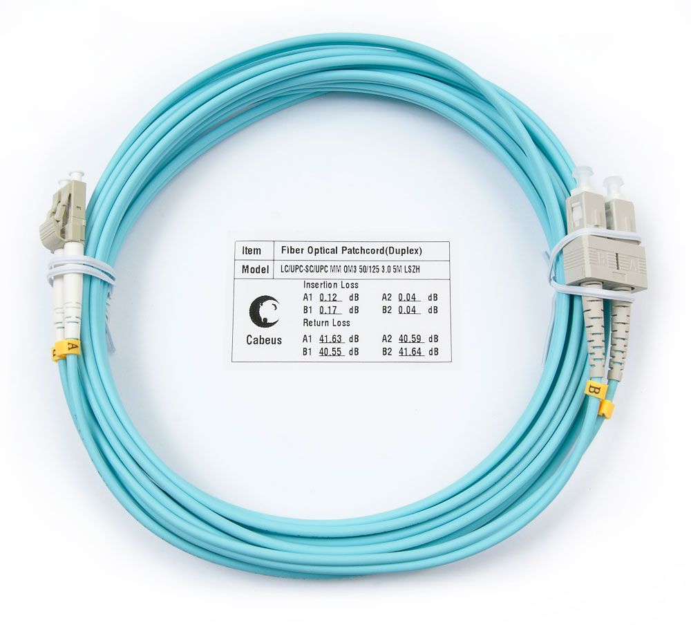 Патч-корд оптический FOP-50-LC-SC-5m 7351c