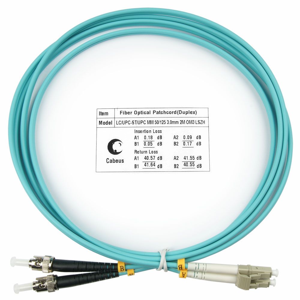 Патч-корд оптический FOP-50-LC-ST-2m 7575c
