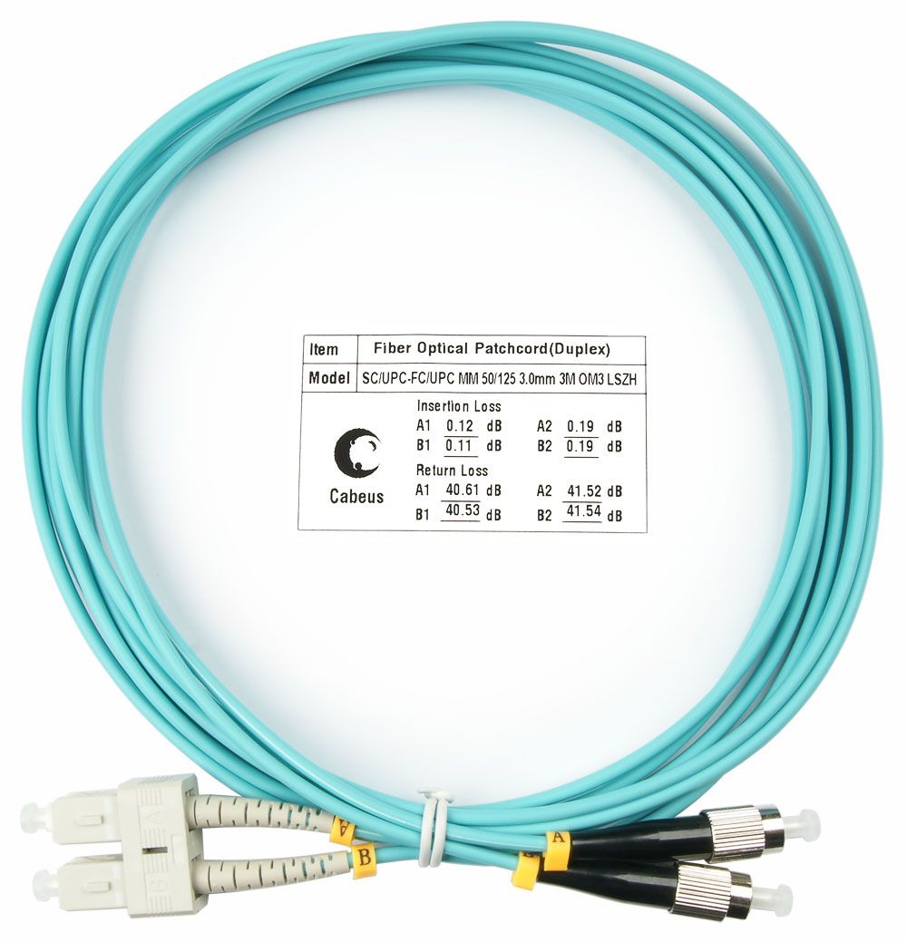 Патч-корд оптический FOP-50-SC-FC-3m 7580c