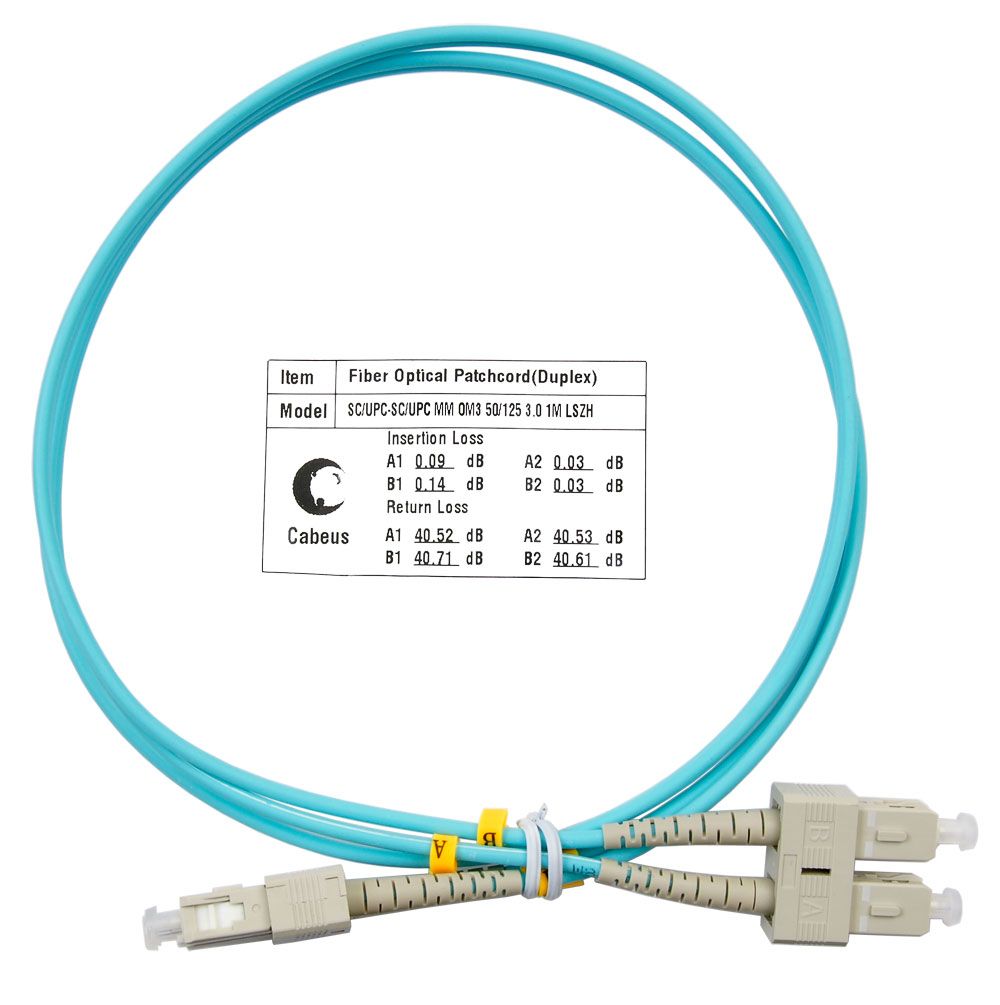 Патч-корд оптический FOP-50-SC-SC-1.5m 8487c