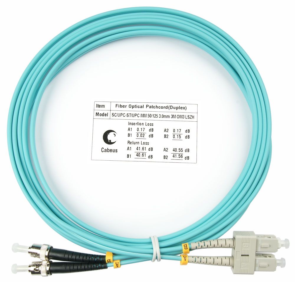 Патч-корд оптический FOP-50-SC-ST-3m 7584c