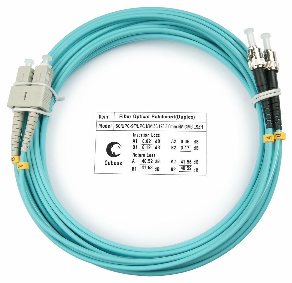 Патч-корд оптический FOP-50-SC-ST-10m 8494c