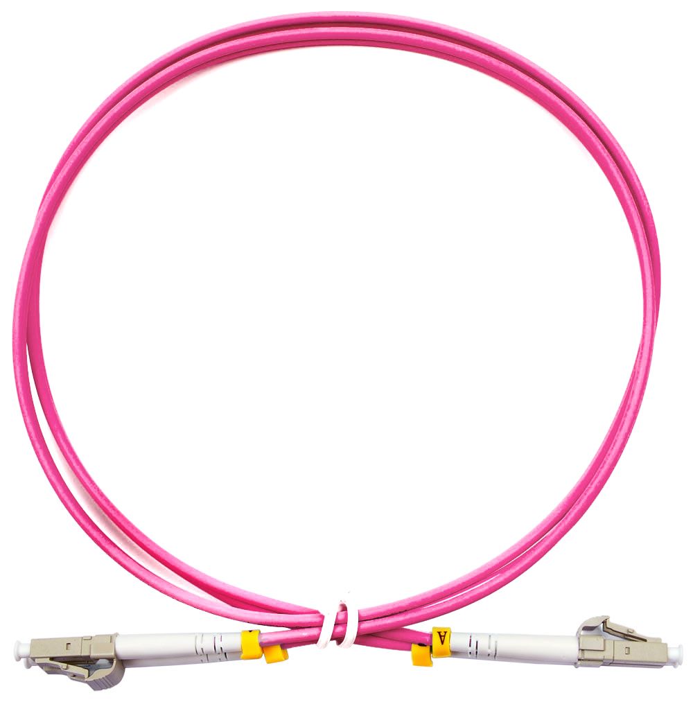 Патч-корд оптический FOP-50-OM4-LC-LC-1m 9100c