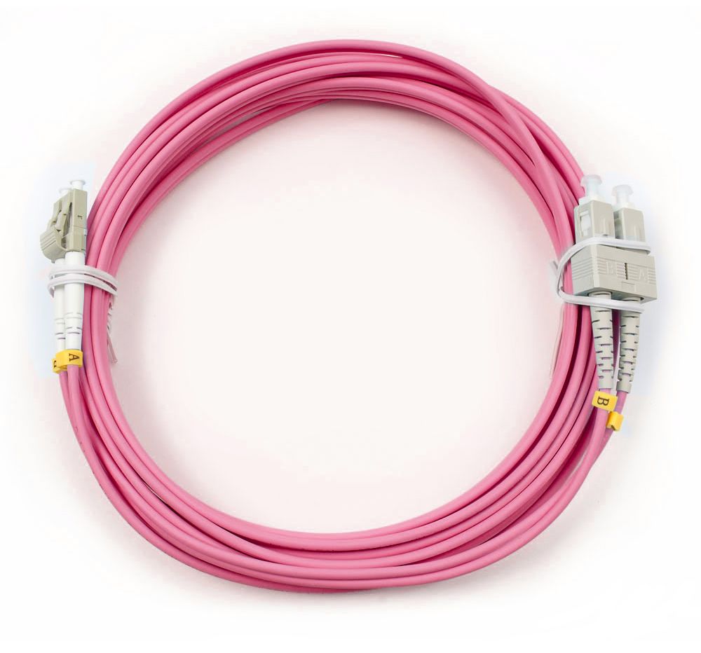 Патч-корд оптический FOP-50-OM4-LC-SC-7m 9145c