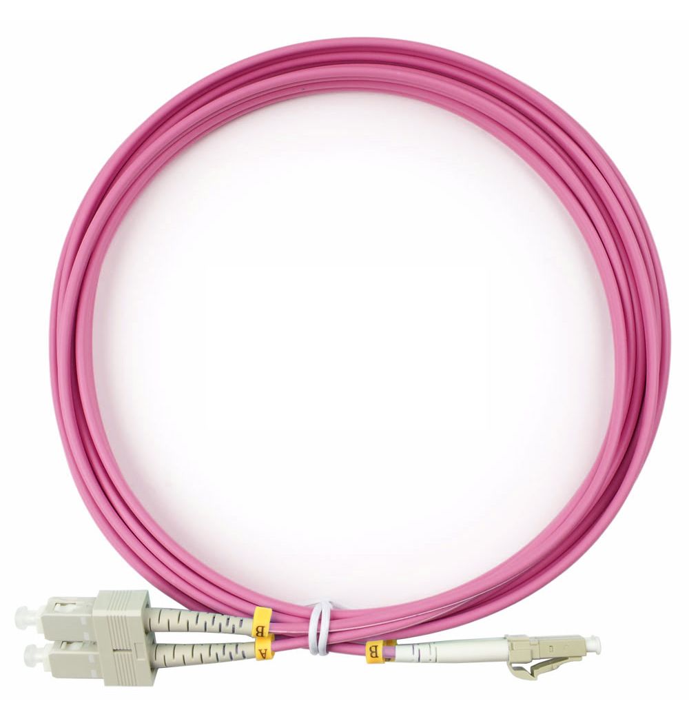 Патч-корд оптический FOP-50-OM4-LC-SC-3m 9143c