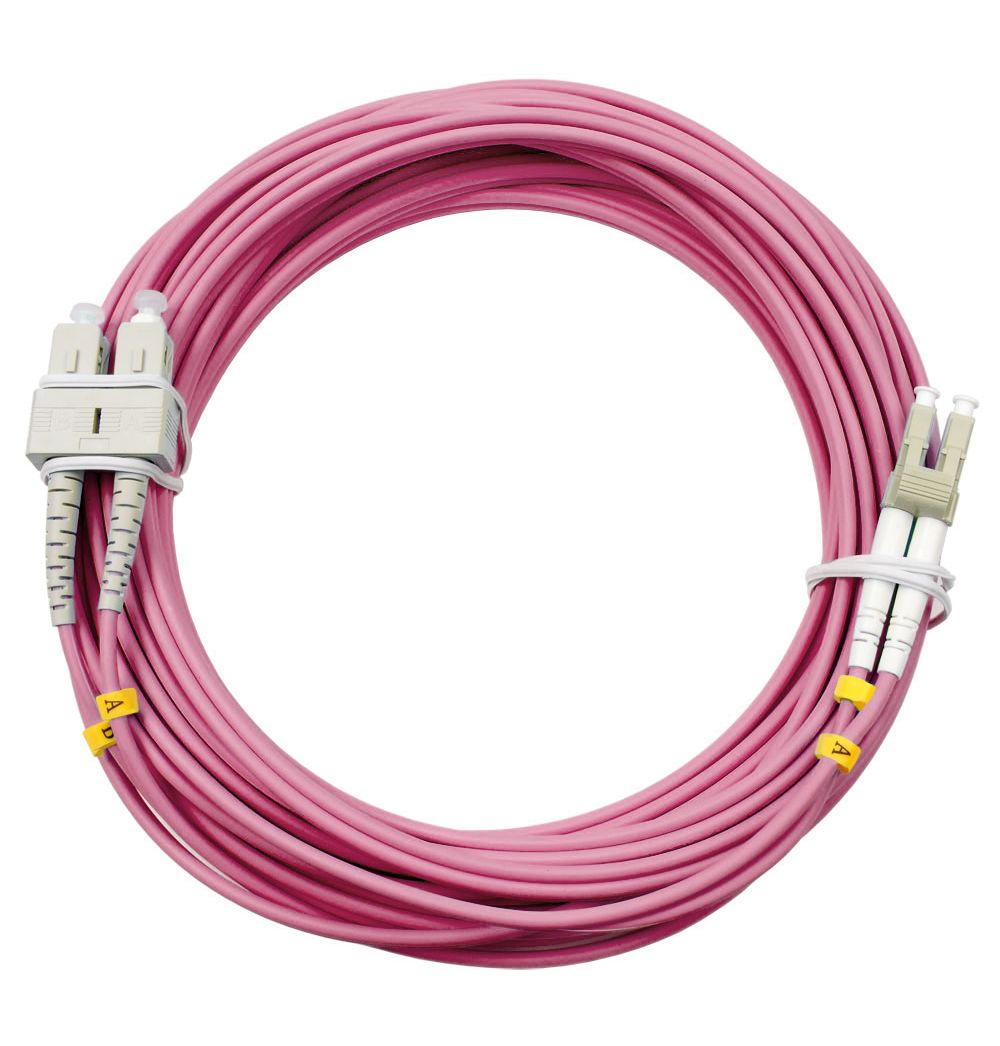 Патч-корд оптический FOP-50-OM4-LC-SC-10m 9146c