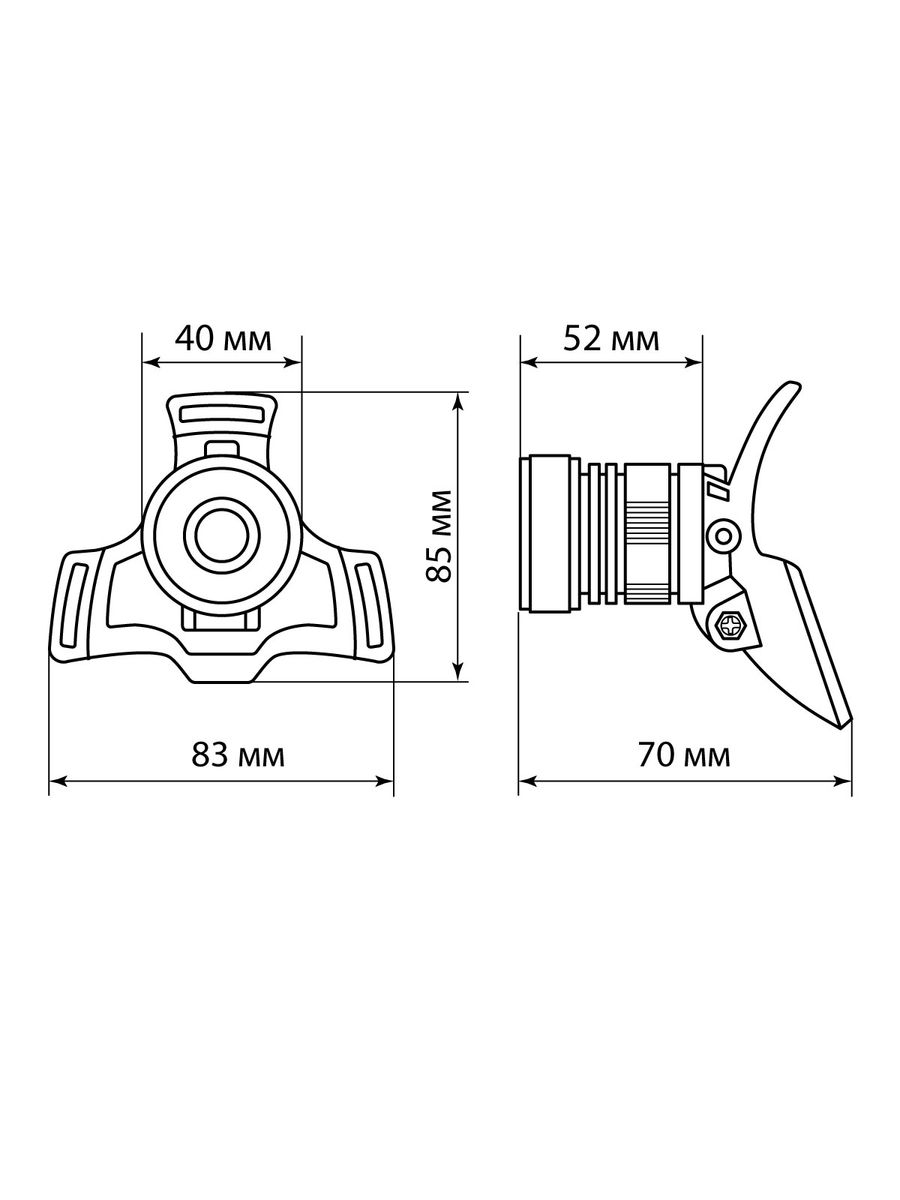 Фонарь Налобный 12 SQ0350-0069