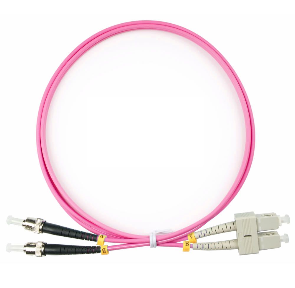 Патч-корд оптический FOP-50-OM4-SC-ST-1m 9120c