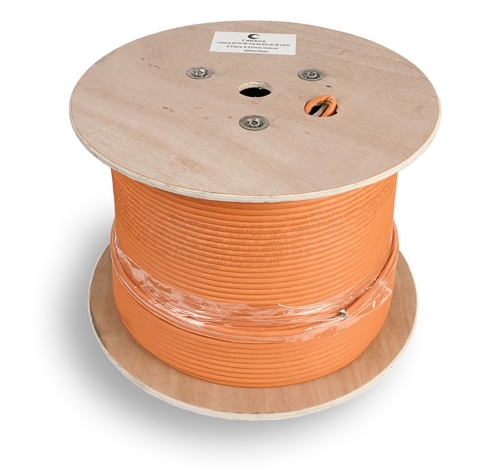Кабель витая пара SFTP-4P-Cat.6a-SOLID-IN-LSZH 7468c