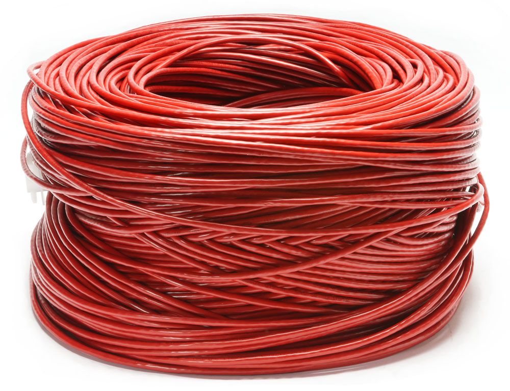 Кабель витая пара UTP-4P-Cat.5e-SOLID-LSZH-RD 9778c-1