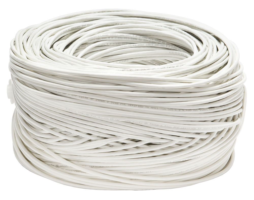 Кабель витая пара UTP-4P-Cat.5e-SOLID-WH 7471c-2